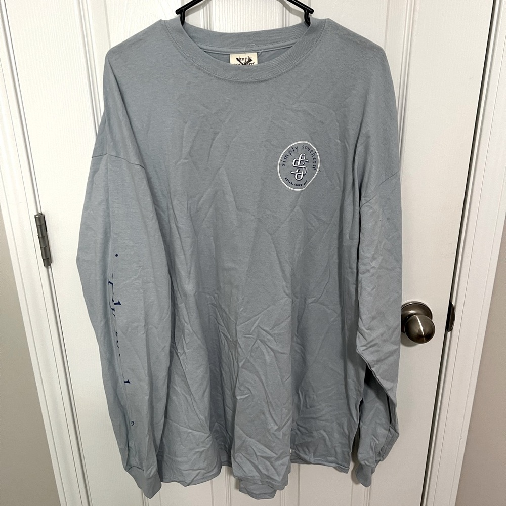 Simply Southern Long Sleeve Beach Top